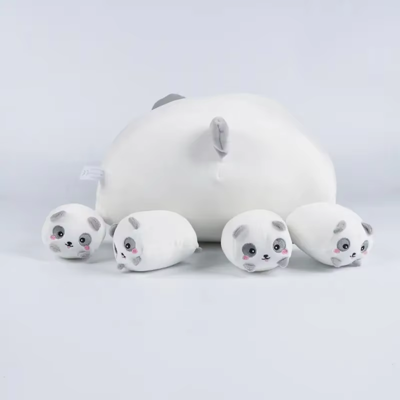 Panda Mama & Babies Plushies
