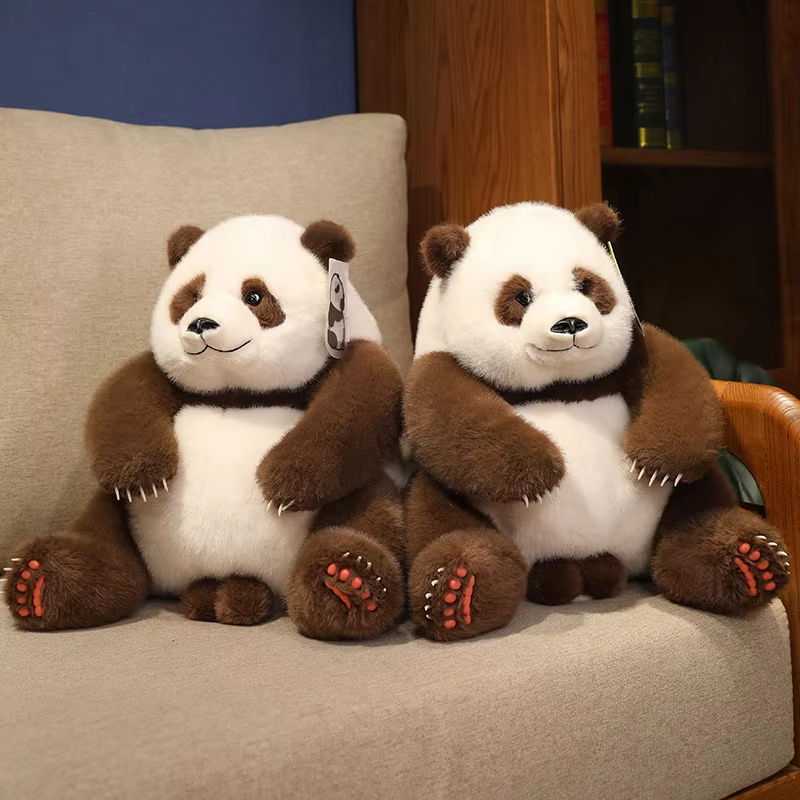 Lifelike Qinling Panda Plush