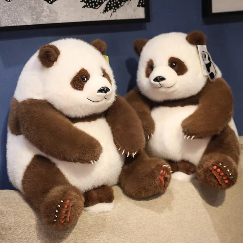 Lifelike Qinling Panda Plush