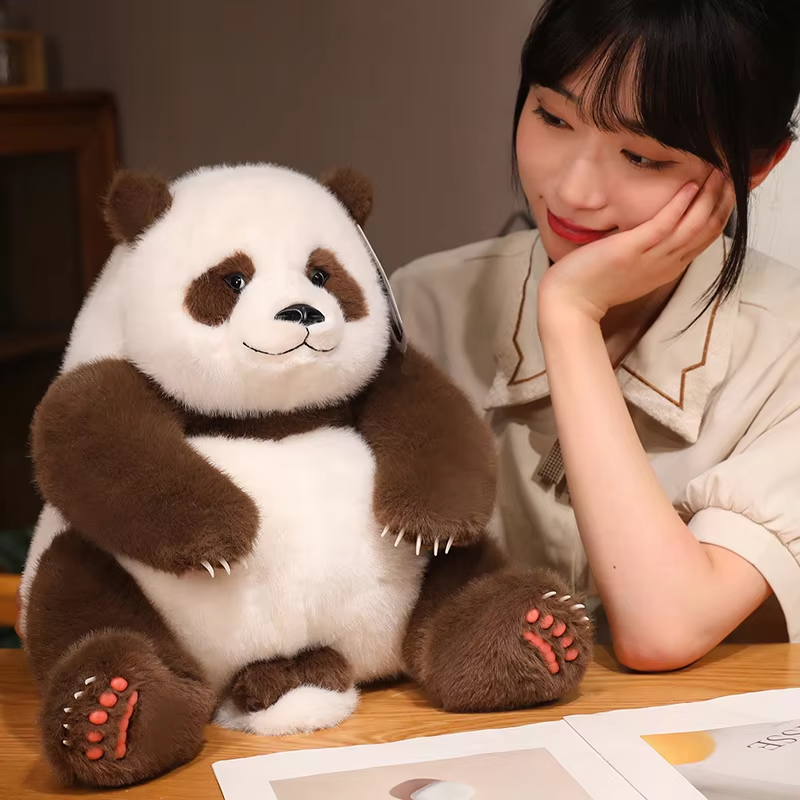 Lifelike Qinling Panda Plush