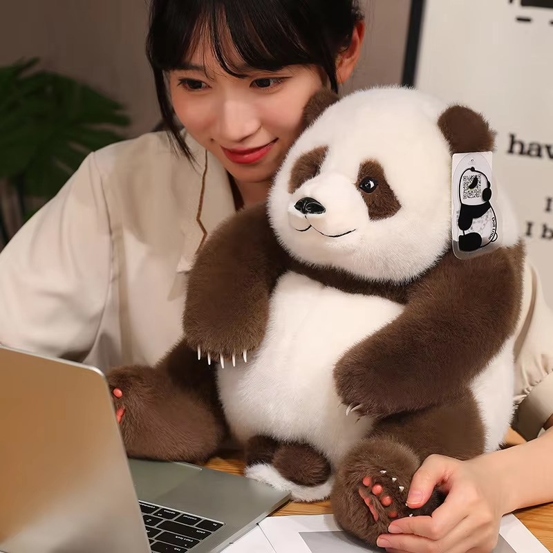 Lifelike Qinling Panda Plush
