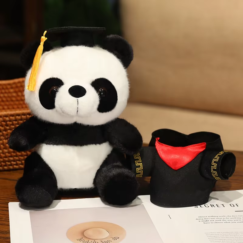 Graduating Panda Plush