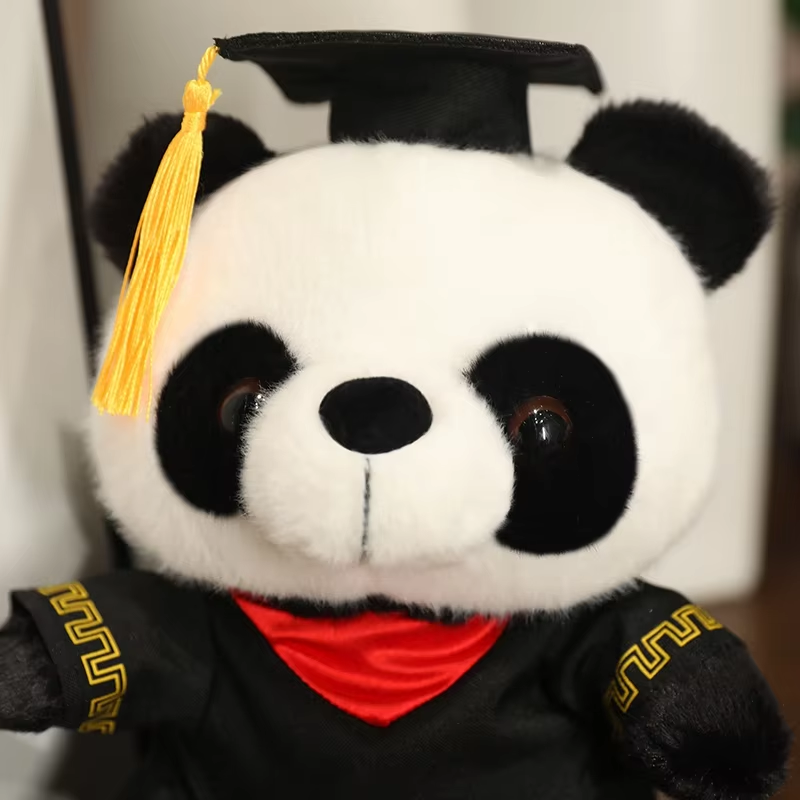 Graduating Panda Plush