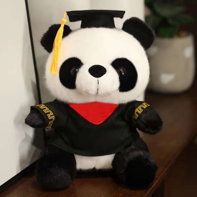 Graduating Panda Plush