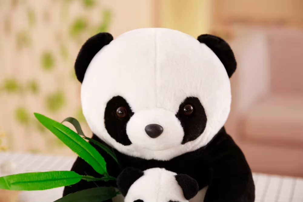 Cute Mother & Son Panda Plushie