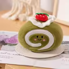 Matcha Berry Swiss Roll Cake