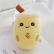 Pineapple Boba Keychain Plush