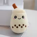 Milk Boba Keychain Plush
