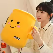 Yellow Cup Milk Tea Plush