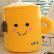Yellow Cup Milk Tea Plush