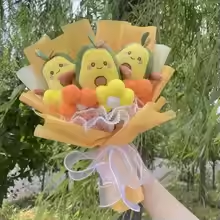 Avocado Flower Bouquet Plush