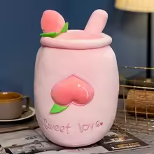 Peach Smoothie Cup Plush