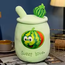 Watermelon Smoothie Cup Plush