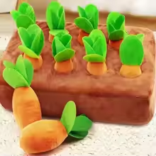 Carrot In The Soil Plush Toy