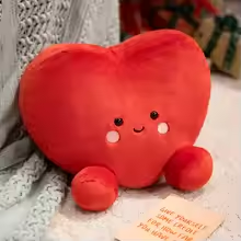Cute Happy Heart Plush