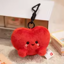 Cute Heart Keychain Plush