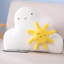 Cloud and Sun Pillow