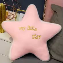 Affection Pink Star Pillow