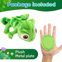 Magnetic Green Chameleon Plush