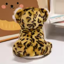 Fluffy Baby Leopard Plush
