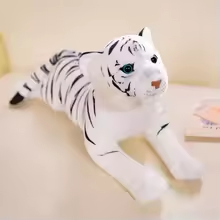 Squishy White Tiger Plush
