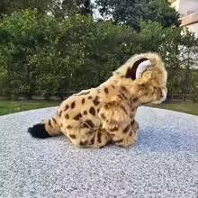Fuzzy Baby Leopard Plush