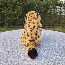 Fuzzy Baby Leopard Plush