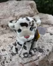 Kawaii Snow Leopard Plush