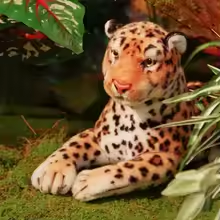 Big Realistic Leopard Plush