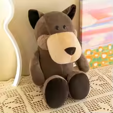 Snuggly Wolf Plush