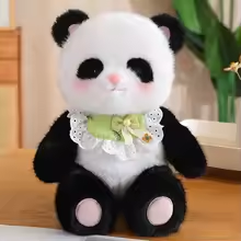 Cute Fluffy Panda Plush