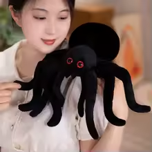 Cute Black Spider Plush