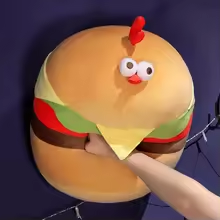Squishy Chicken Burger Plush