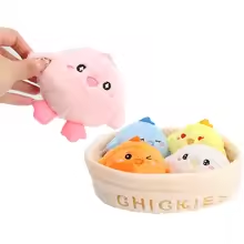 Small Chicks Bucket Plush