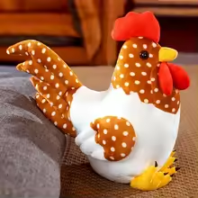 Soft Brown Chicken Plush