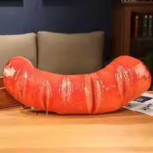 Realistic Sausage Pillow Plush