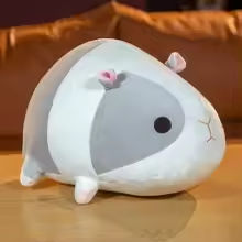 Squishy Grey Hamster Plush