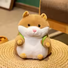 Hamster Avocado Backpack Plush
