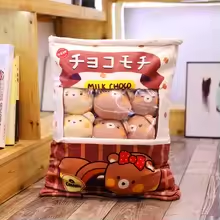 Milk Choco Mochi Stuffed Bag Plush