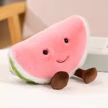 Cute Fluffy Watermelon Plush