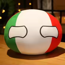 Italy Countryball Pillow Plush