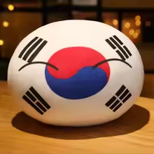 South Korea Countryball Pillow Plush