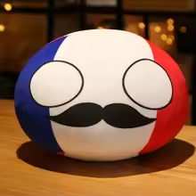 France Countryball Pillow Plush
