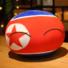 North Korea Countryball Pillow Plush