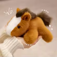 Fluffy Horse Wrist Pad