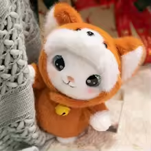 Kawaii Fluffy Cat Fox Plush