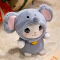 Kawaii Fluffy Cat Elephant Plush