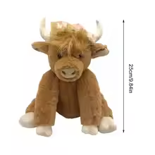 Highland Cow Flower Crown Plush