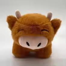 Small Fat Highland Cow Plush