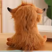 Cute Angry Highland Cow Plush